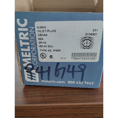 【议价产品】MELTRIC,工业插头,公头连接器,63-68043,3P询价