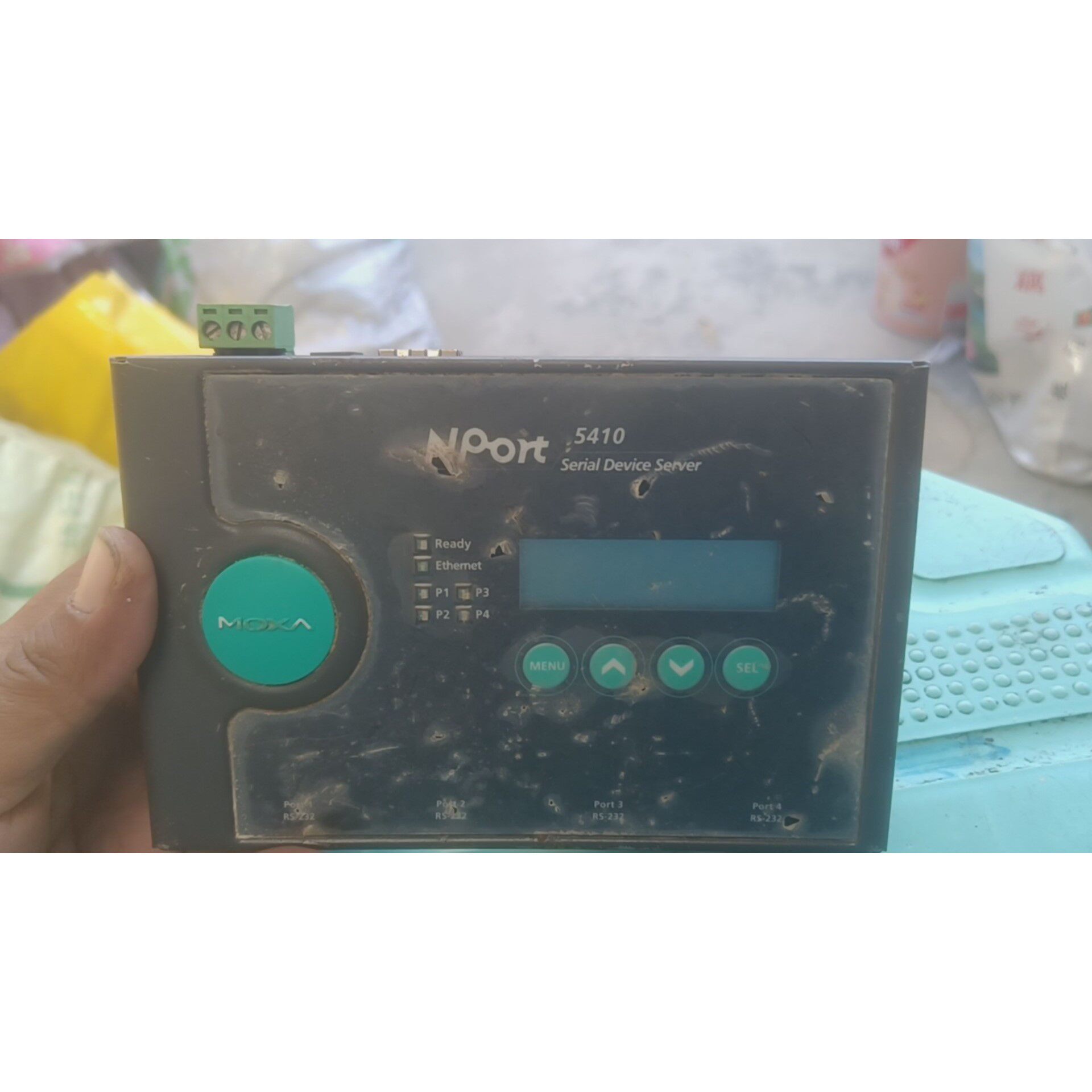 【议价产品】摩莎MOXA NPort5410 4口RS232串口服务器,询价