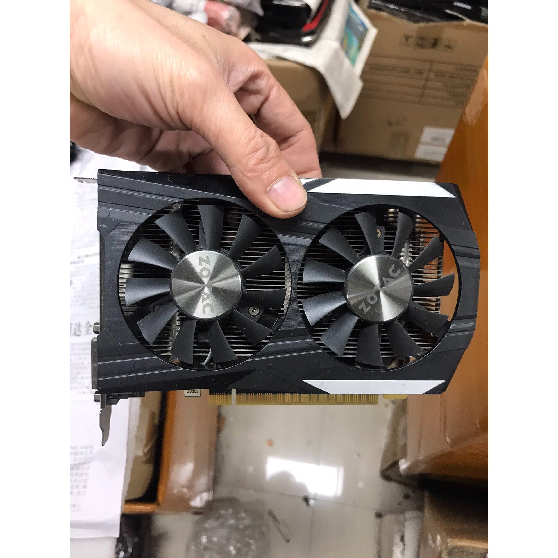 【议价产品】索泰GTX1050Ti 4G,双风扇,无外接,低工耗,包好包询价