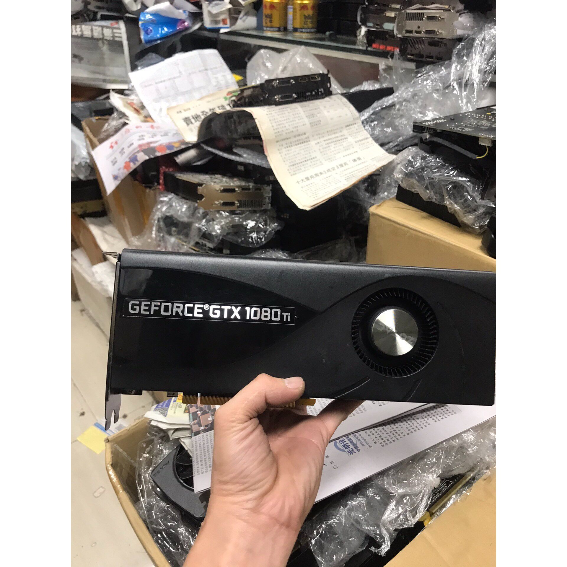 【议价产品】索泰公版GTX1080Ti 11G.成色如图,无拆无修,包好询价