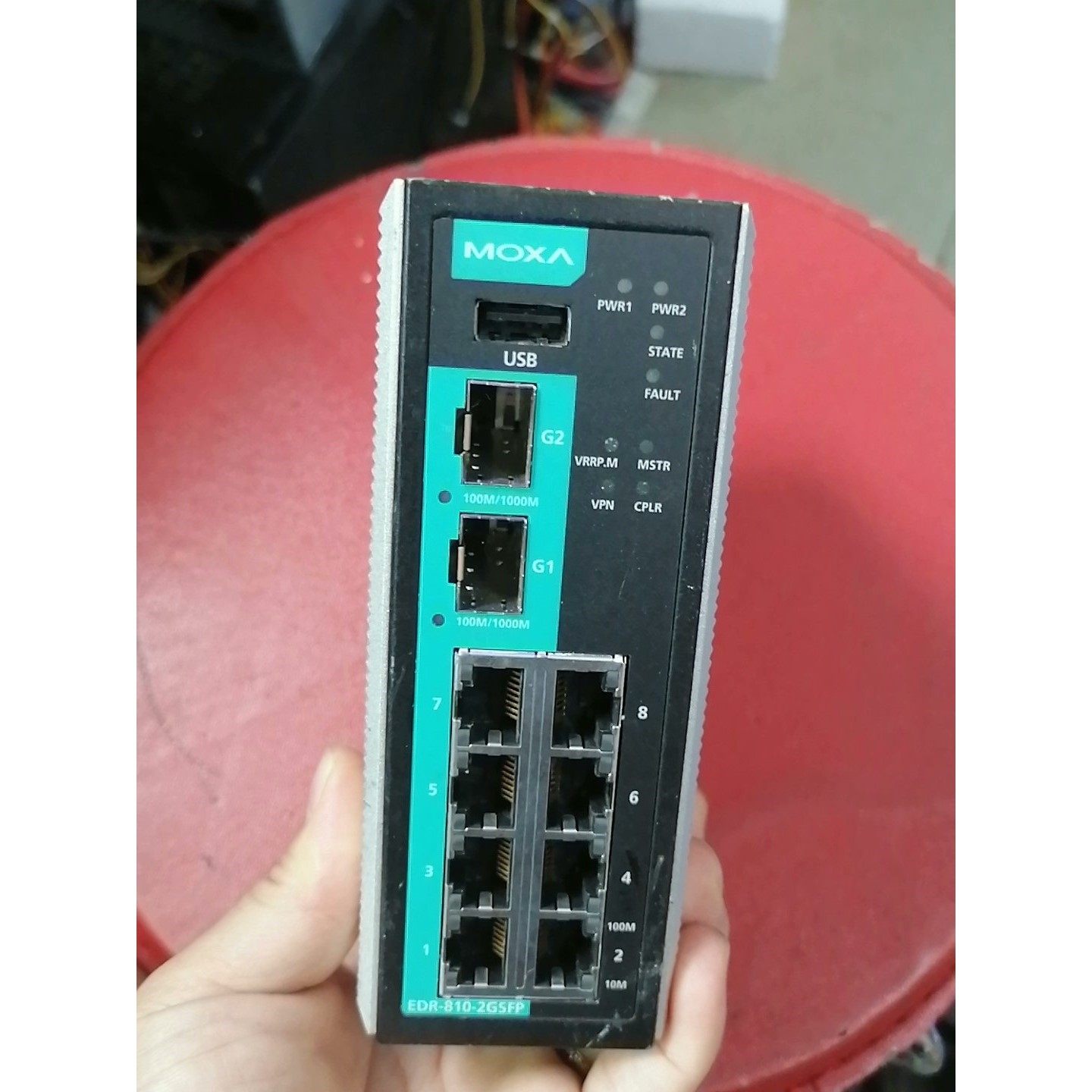 【议价产品】MOXA EDR-810-2GSFP  工业路由器 二手物品询价