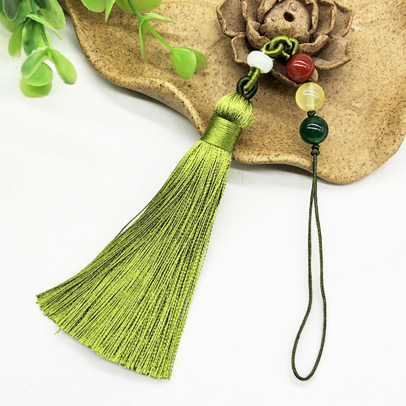 包挂手工编织绳钥匙链绳流苏绳手把玩件挂绳玉器绳车挂件包包流苏