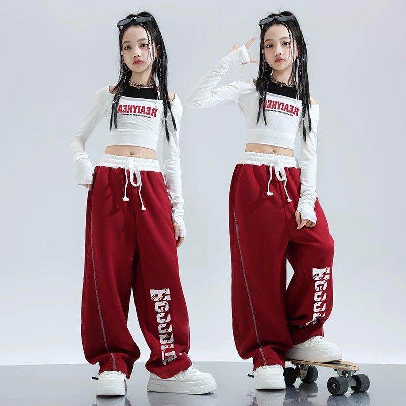 爵士舞演出服女童时尚潮流套装