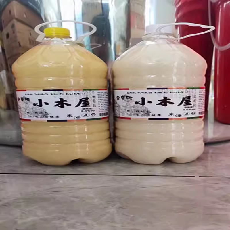 延边小木屋米酒特产糯米玉米锅巴米酒感米酒农家自酿米酒朝族米酒