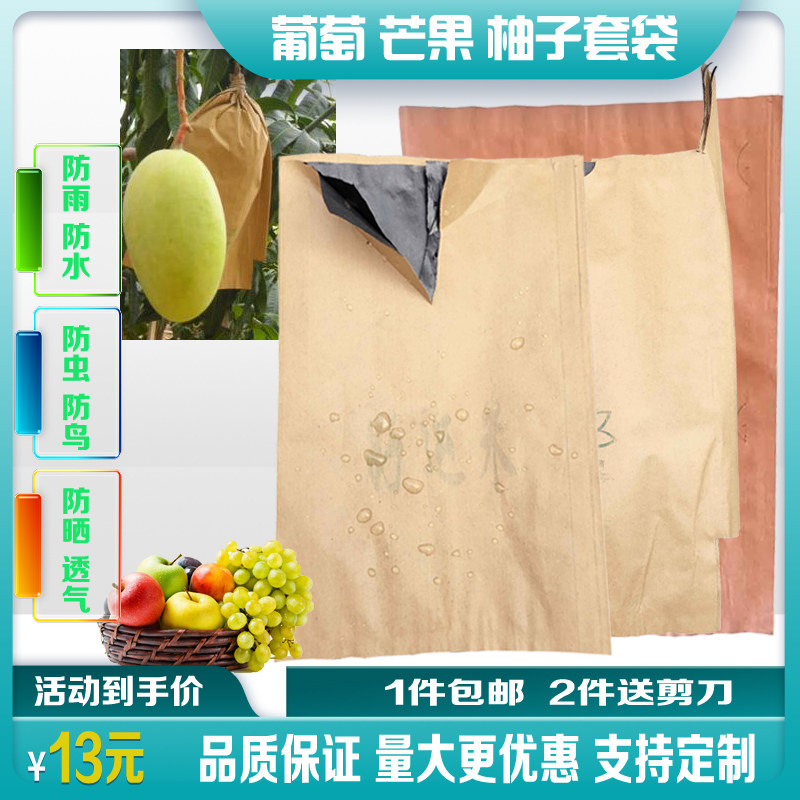 芒果专用套袋双光涂蜡柚子枇杷