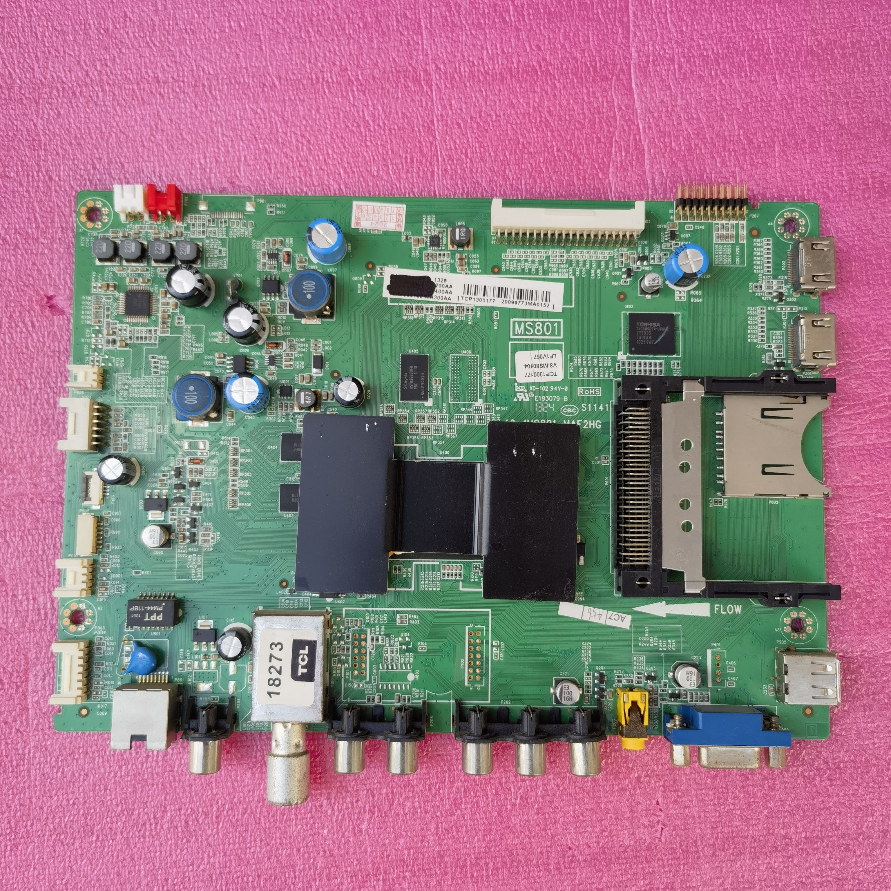 拆机 美乐 LE55M99AD 主板 40-1MS801-MAF2HG 配屏 LVF550SDAL