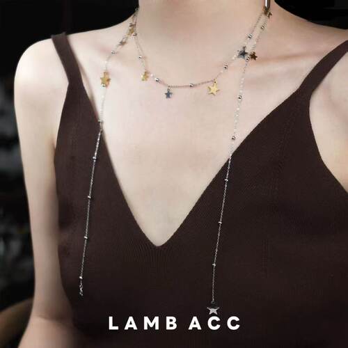 鎏金岁月几何方形耳坠银针