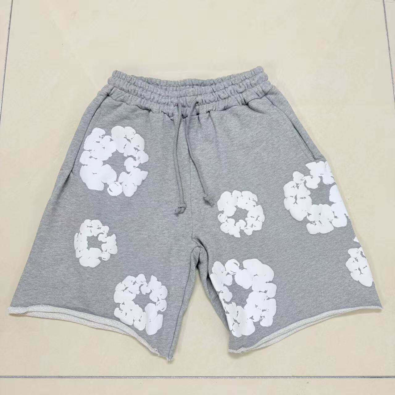 thumbnail for ins Hip Hop t Shirt Shorts American Trendy Summer Kapok Foam Printed Short-Sleeved T-Shirt and Shorts