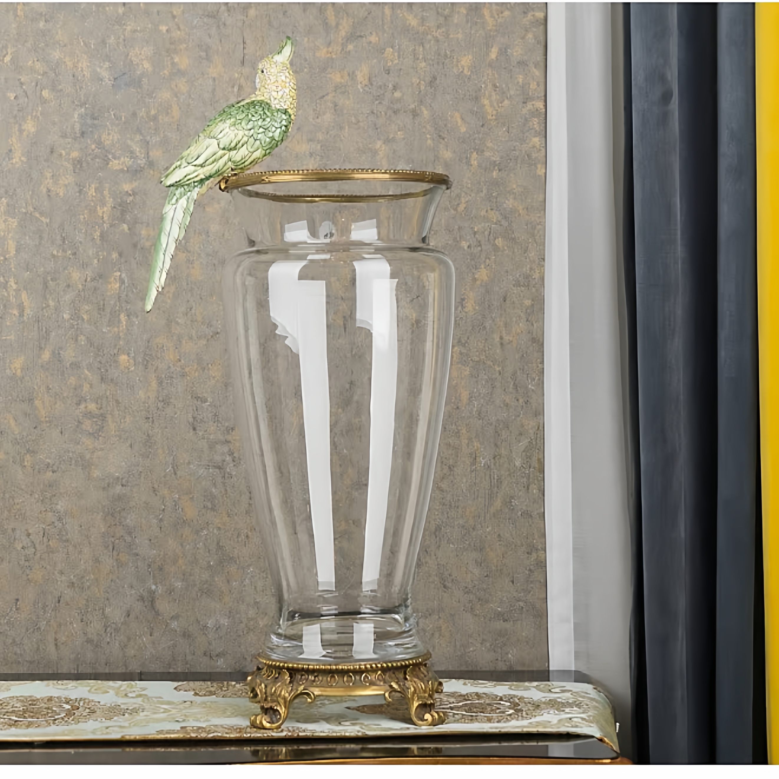 卡斯特兰水晶插花瓶客厅高华花器