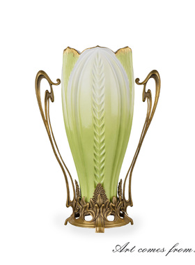 法式轻奢陶瓷花瓶客厅插花轻奢高级感新中式桌面装饰品摆件C5669