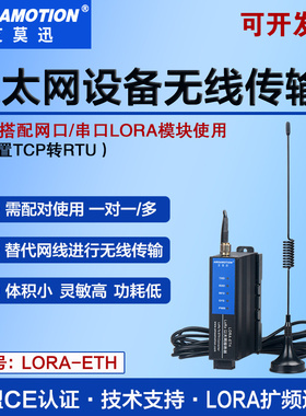 艾莫迅LORA-ETH 网口设备lora无线扩频远距离通信模块433收发电台