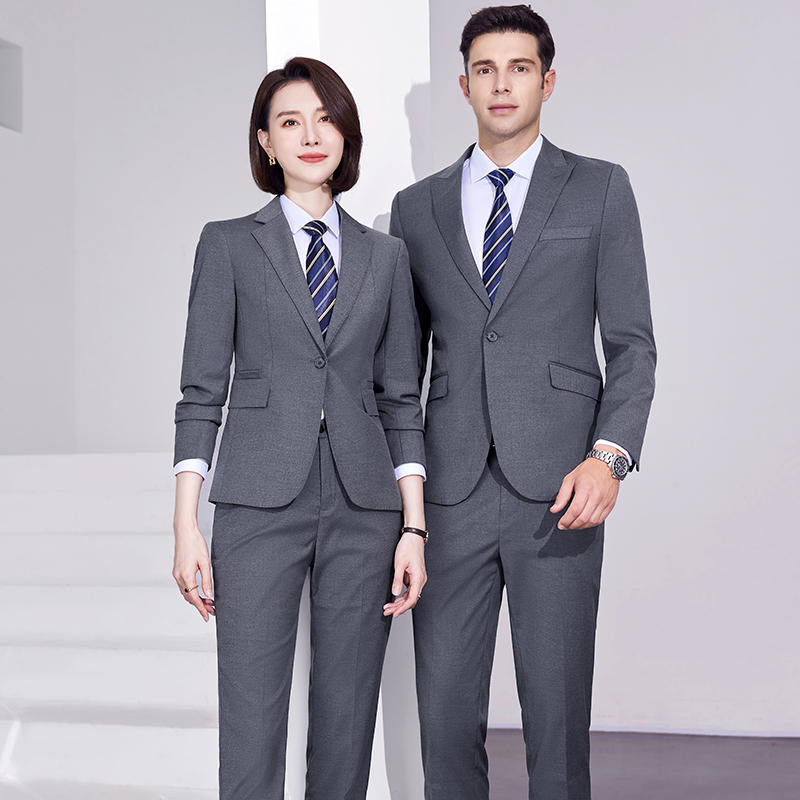 高端西装套装男女工作服长袖西服