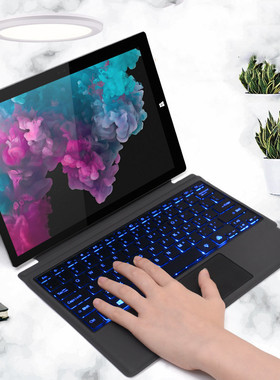 适用于surface pro8键盘Pro3/4/7七彩背光无线蓝牙 Go2 蓝牙键盘