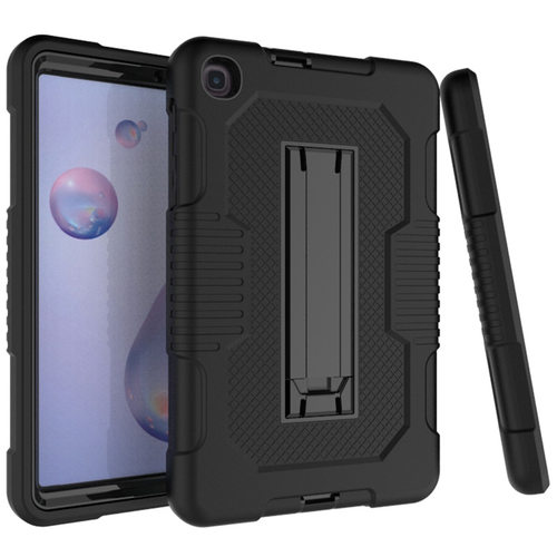 适用三星Tab A 8.4寸2020撞色硅胶PC支防摔平板壳Tab T307保护壳
