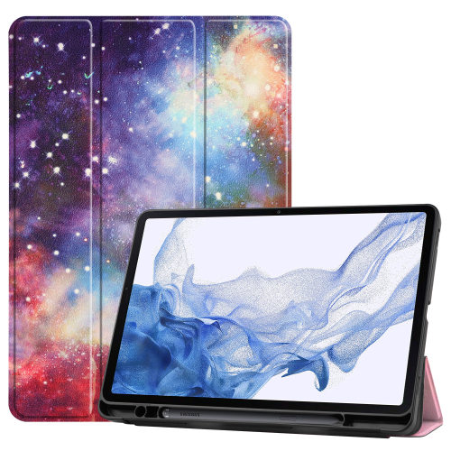 适用于三星Galaxy Tab S7 SM-T870 S8 X700 TPU带笔槽防摔保护套