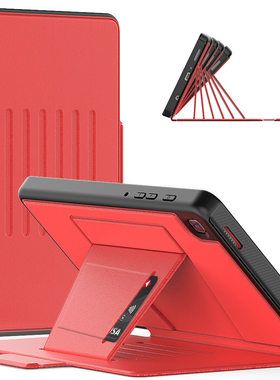 适用三星Tab A7 Lite T225翻盖休眠硅胶平板套T225支架插卡皮套