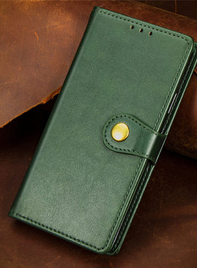 适用传音Infinix hot 10play皮套磁吸搭扣翻盖Note10带卡槽手机壳