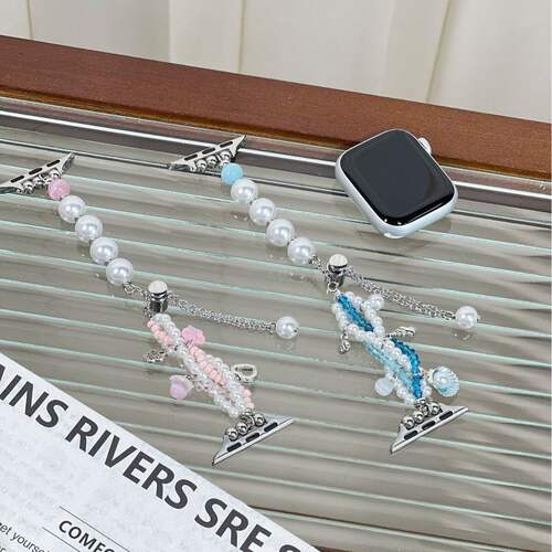 applewatch珍珠金属链条