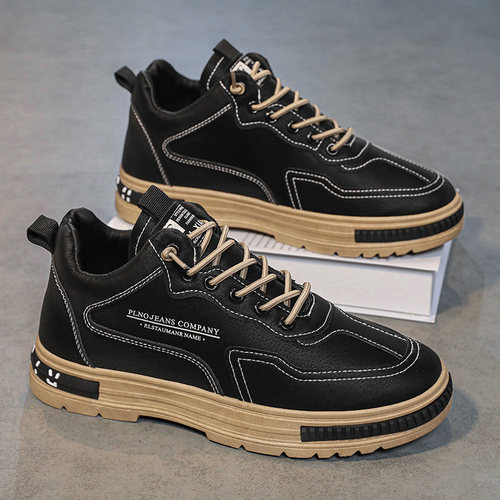 2025新款冬季德训鞋厚底潮流