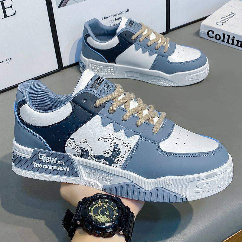 鞋子男2026新款春季潮流百搭青少年运动休闲鞋青少年耐磨防滑板鞋,流行男鞋,软木鞋/勃肯鞋,淘宝优惠券,粉丝福利购,淘宝优惠卷