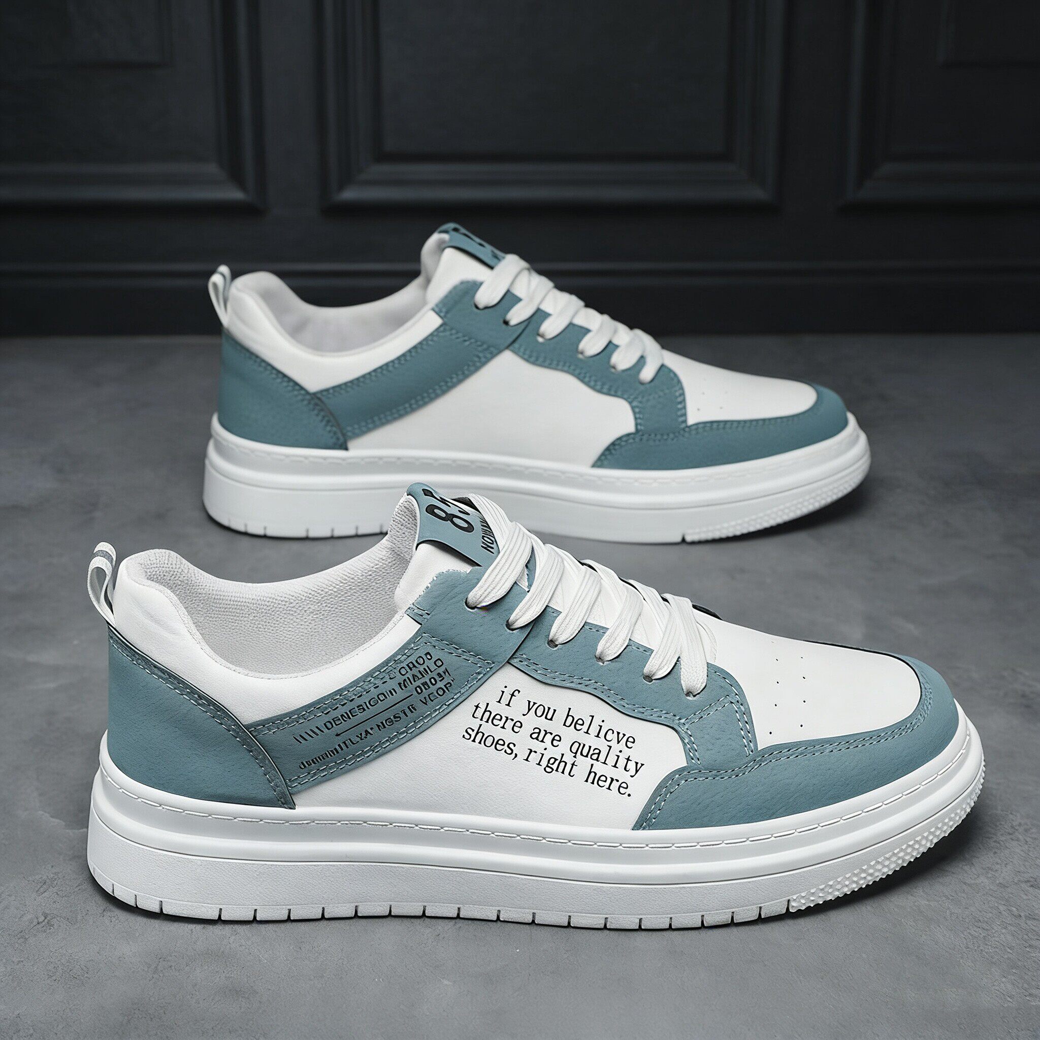 鞋子男2026新款潮流百搭小众设计感休闲鞋青少年耐磨防滑板鞋潮鞋,流行男鞋,德训鞋,淘宝优惠券,粉丝福利购,淘宝优惠卷