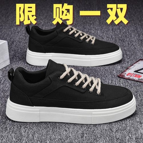 男士运动休闲鞋子百搭软底板鞋