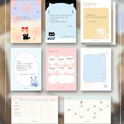 SHOCK手可 | M5合集Ⅲ a8便签手账活页纸内页芯替芯计划本记事本