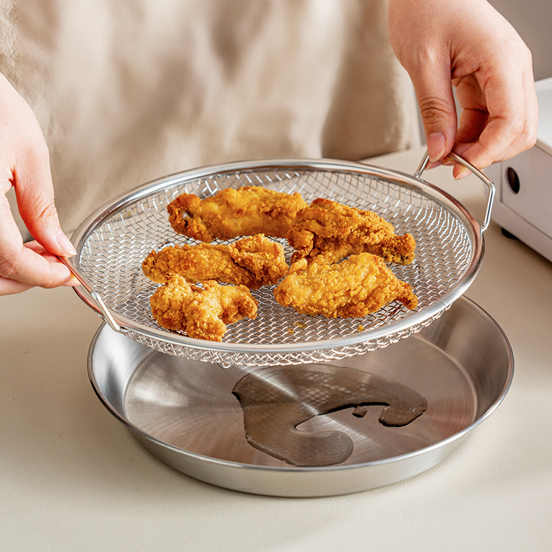 美的空气炸锅专用不锈钢烤碗可滤油配件网架隔层架烤箱用浅碗蒸碗,餐饮具,碗,淘宝优惠券,粉丝福利购,淘宝优惠卷