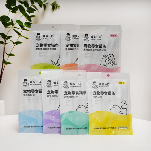 诚实一口好多条零食猫条奖励互动