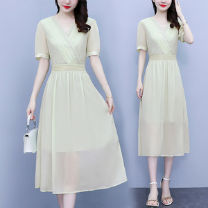 RM7504#傲慢与偏见商场货扬州纱仙女裙夏季连衣裙 