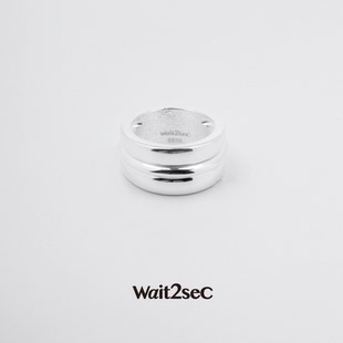 2022新品 Wait2seC 時間之環(huán)925銀轉(zhuǎn)動弧面戒指