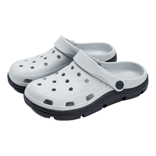 钓鱼专用洞洞鞋男士户外耐磨速干涉水透气软底沙滩溯溪鞋女款外穿