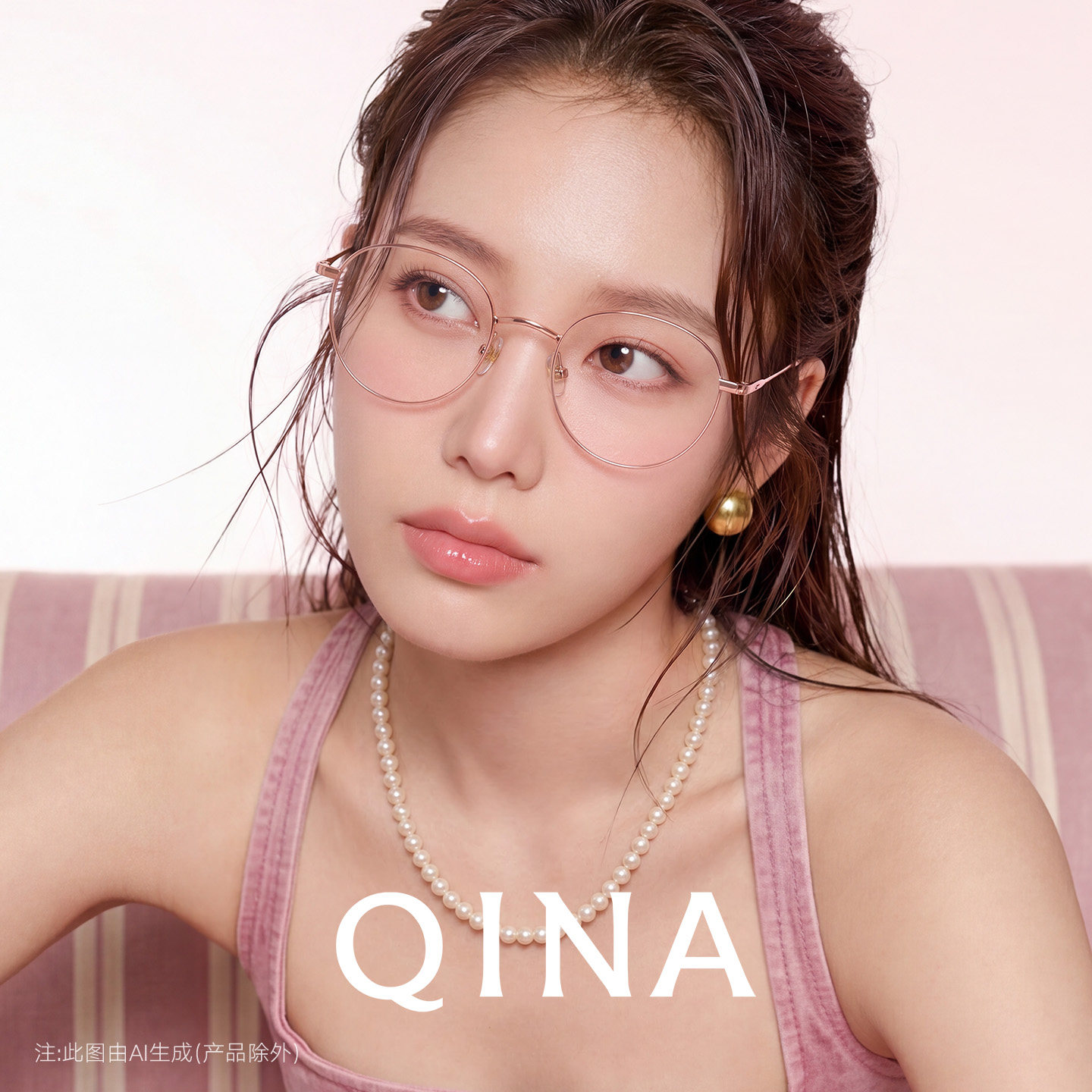 QINA亓那2025新品近视眼镜框