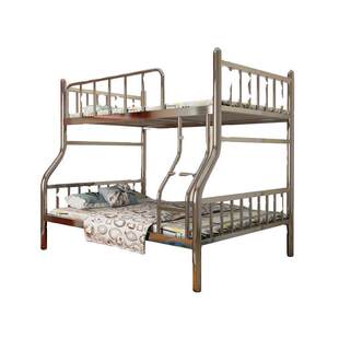 304不锈钢高低上下铺双层床互不打扰上下床子母床铁架床加厚儿童