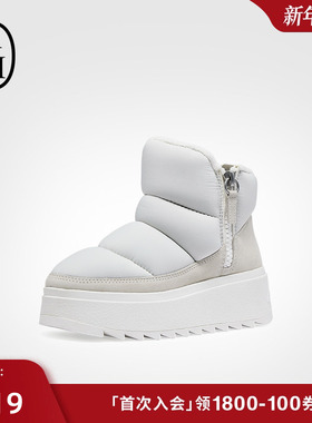 ASH女靴秋冬MALICA雪地靴女厚底内增高加绒短靴大棉鞋潮