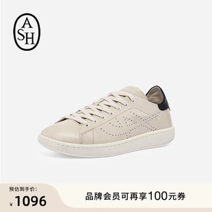 春季 ASH女鞋 明星同款 女圆头系带板鞋 SUPER时尚 真皮休闲鞋 款