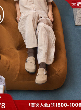 【ASH X NESPRESSO联名款】2025秋季新款TERRI真皮休闲勃肯鞋