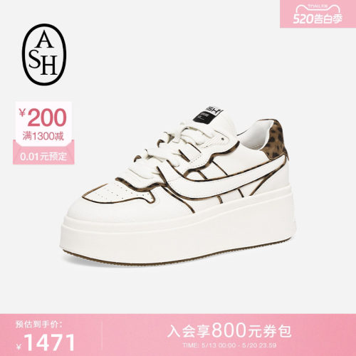 ASH女鞋春季match bis厚底板鞋增高休闲鞋