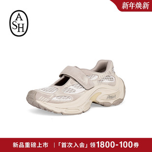 休闲鞋 DRAKE魔术贴运动玛丽珍女浅口厚底时尚 2026春夏新款 ASH女鞋