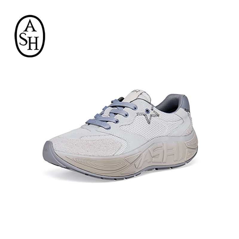 ASH女鞋春夏新款ELI运动舒适女圆头低帮厚底增高时尚休闲鞋