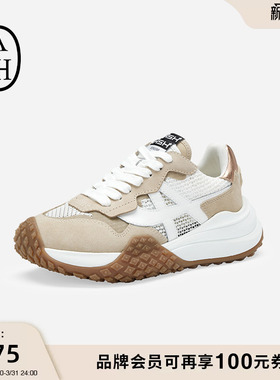 ASH女鞋春季款JOKER休闲鞋增高透气网面镂空运动厚底复古老爹鞋