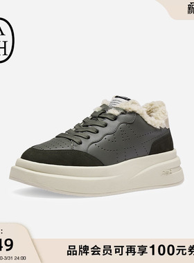 ASH女鞋秋冬IMPULS FUR加绒保暖棉鞋女增高休闲板鞋