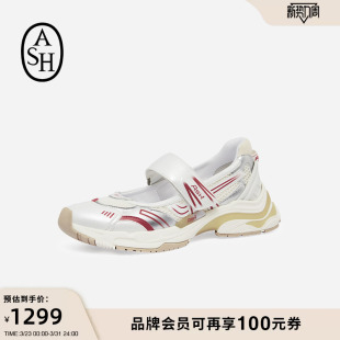 休闲鞋 ASH春夏款 厚底增高单鞋 ROLLS魔术贴运动玛丽珍鞋 女鞋