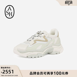 潮流厚底增高复古休闲运动鞋 Addict老爹鞋 2026春夏新款 ASH女鞋