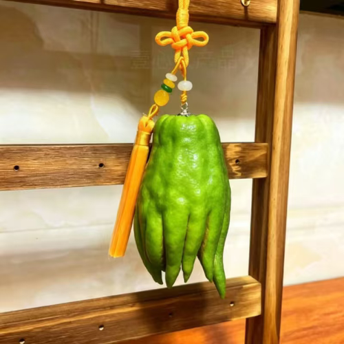 新鲜佛手柑果迷你果闻香佛手车载观赏小挂件现摘坠果diy招财纳福