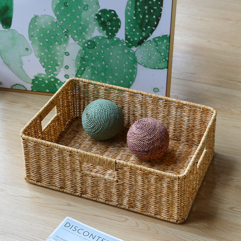 茶几收纳筐客厅电视柜抽屉篮