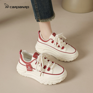 意大利卡丹路老爹鞋女2025秋冬新款轻便爆款厚底加绒女鞋子运动鞋