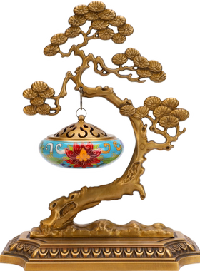 盘香炉客厅室内铜复古怀旧