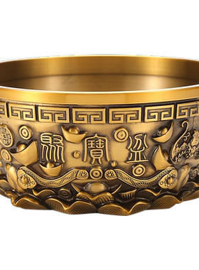 思友黄铜立体浮雕古朴典雅