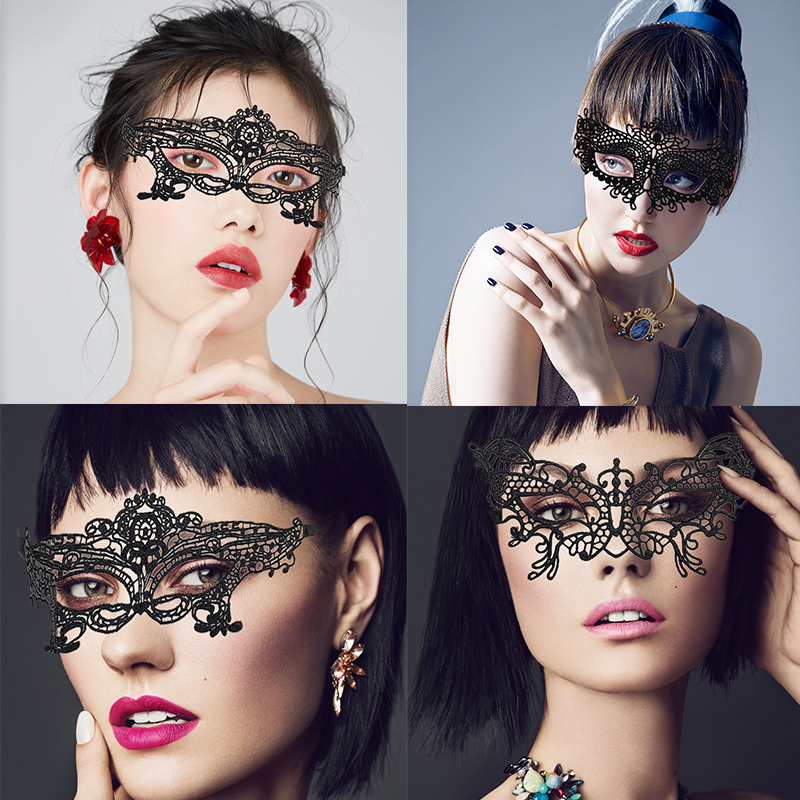 蕾丝面具派对成人假面女眼罩